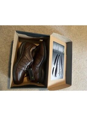 Nunn Bush Kore Brown Leather Casual Dress Shoe Mens 10.5M